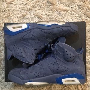 Air Jordan Retro 6 VI Diffused Blue - Size 11.5
